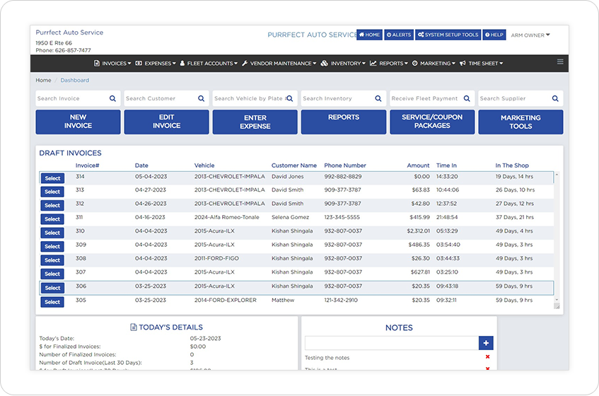 Auto Repair Software with Paperless Operations